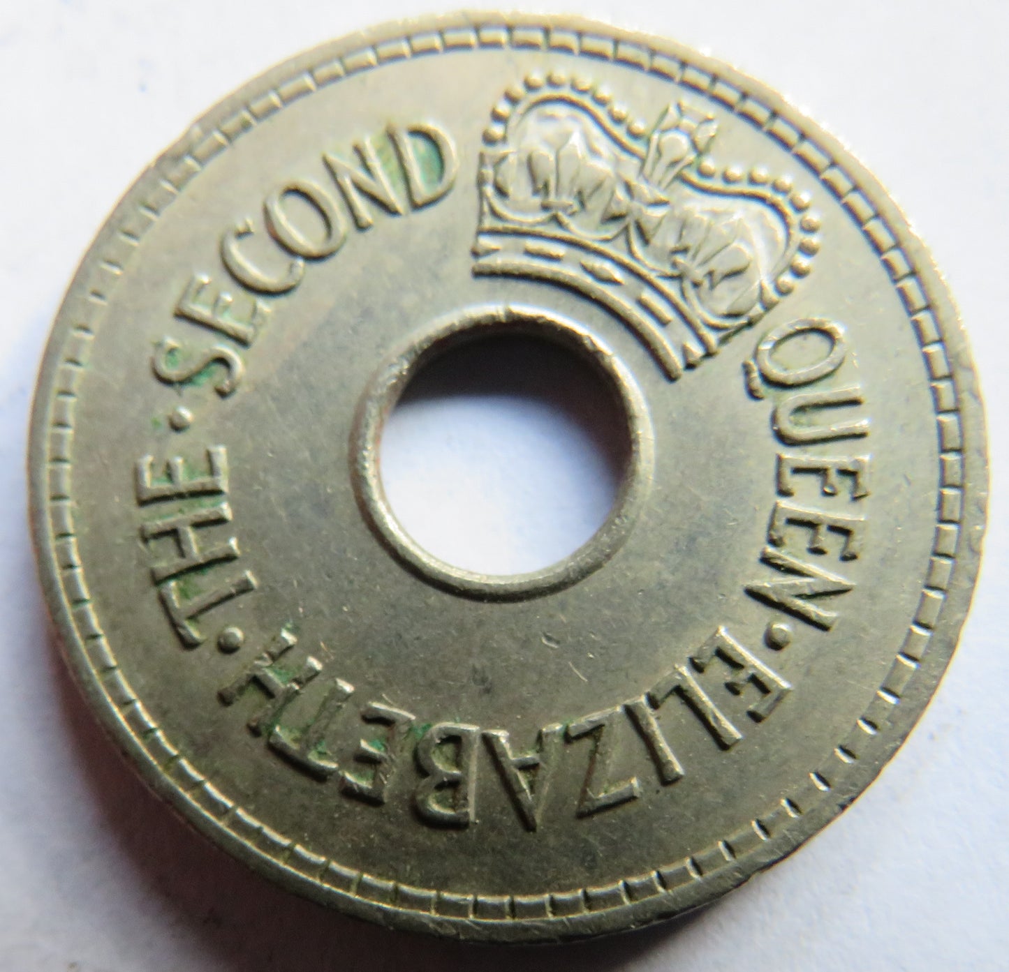1965 Queen Elizabeth II Fiji One Penny Coin