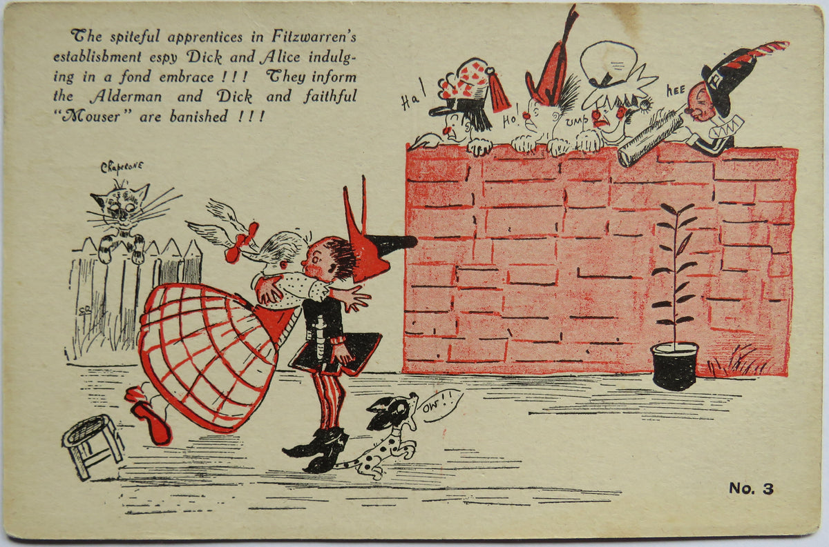 Vintage Postcard of "Every Little boy and Girl this Christmas will wish to see "Dick Whittington at Drury Lane" - Drury Lane Post Card
