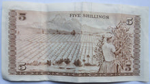 Load image into Gallery viewer, 1971 Central Bank of Kenya Five Shillings Banknote
