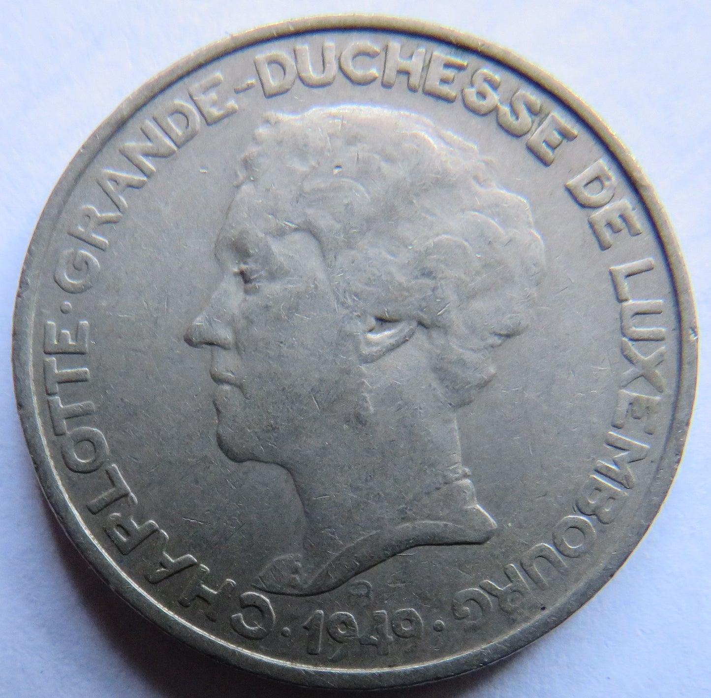 1949 Luxembourg 5 Francs Coin