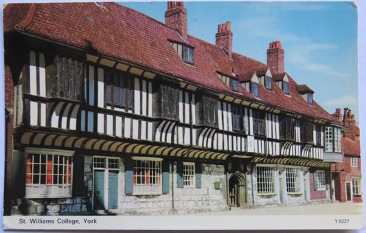 Vintage Postcard of St. Williams College, York
