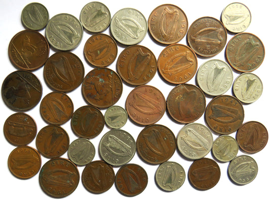 A Good Collection of Old Coins From Ireland image 1