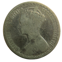 Load image into Gallery viewer, 1872 Queen Victoria Gothic Florin Coin - Great Britain
