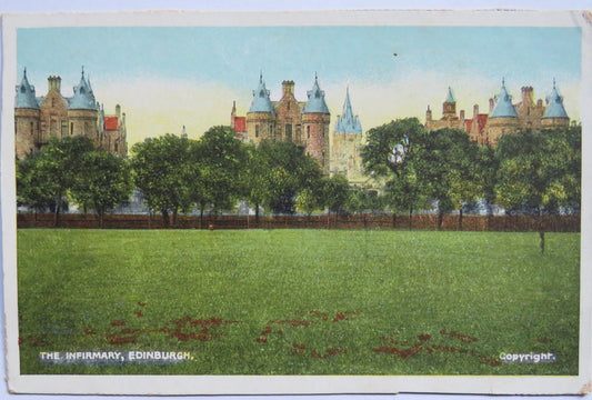 Vintage Postcard of The Infirmary, Edinburgh