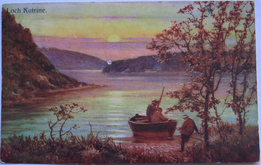 Vintage Postcard of Loch Katrine 1906