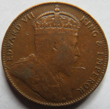 Load image into Gallery viewer, 1906 King Edward VII Ceylon One Cent Coin
