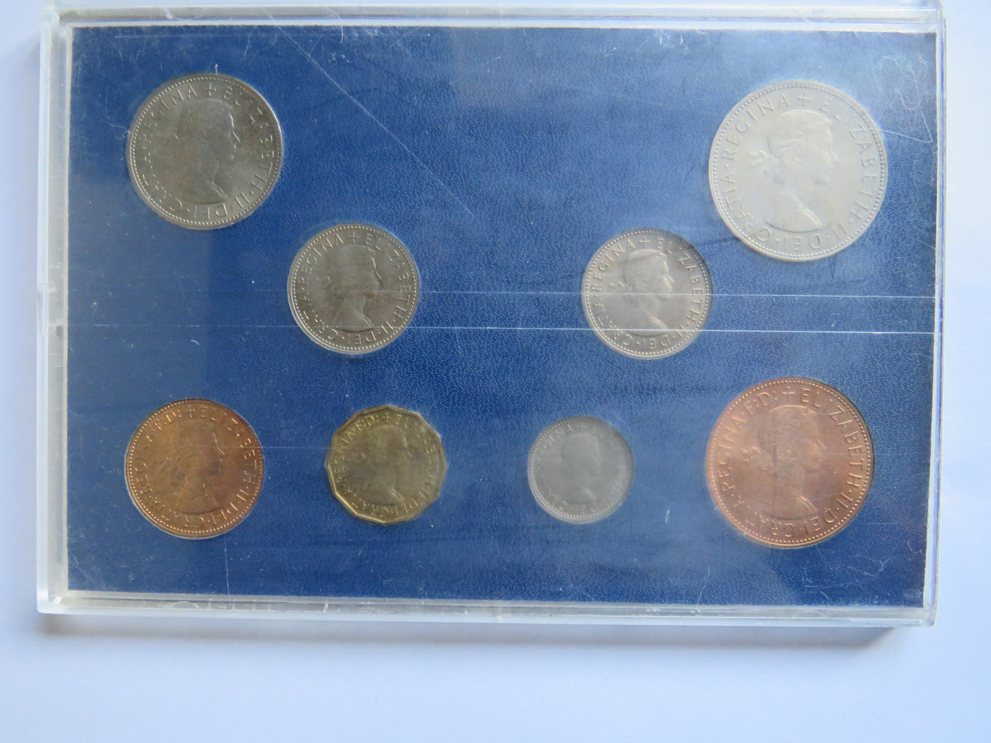E II R Coinage of Great Britain 1964 Year Set In Plastic Case