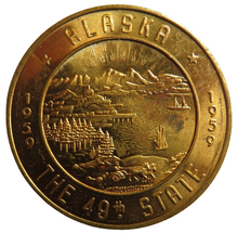 Load image into Gallery viewer, 1959 Alaska 49th State Birthday Commemorative Token
