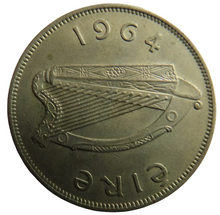 Load image into Gallery viewer, 1964 Eire Ireland Halfcrown Coin
