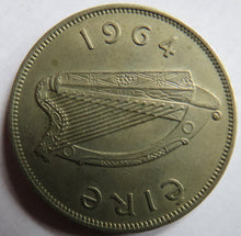 Load image into Gallery viewer, 1964 Eire Ireland Halfcrown Coin
