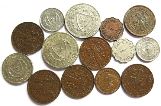 A Good Small Collection of Old Coins From Cyprus image 1