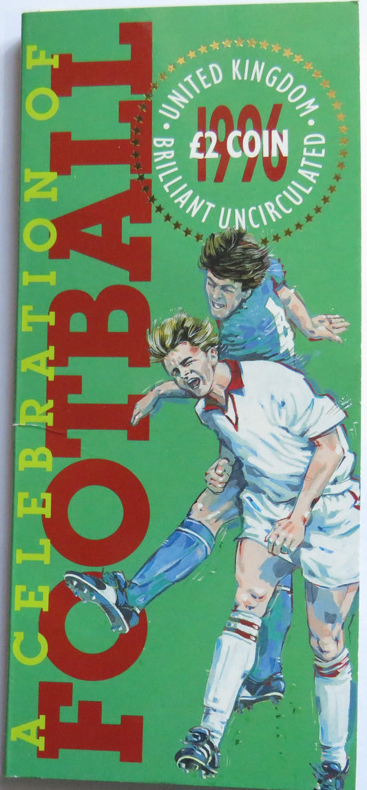 1996 European Football £2 Coin Euro 96 Coin Pack