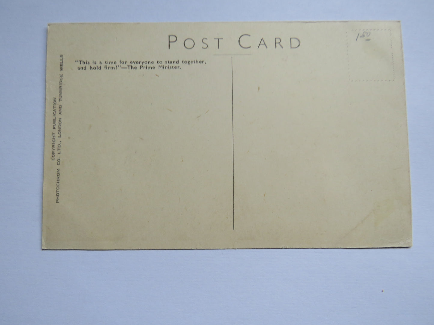 Vintage Postcard of The Castle & Princess Street, Edinburgh