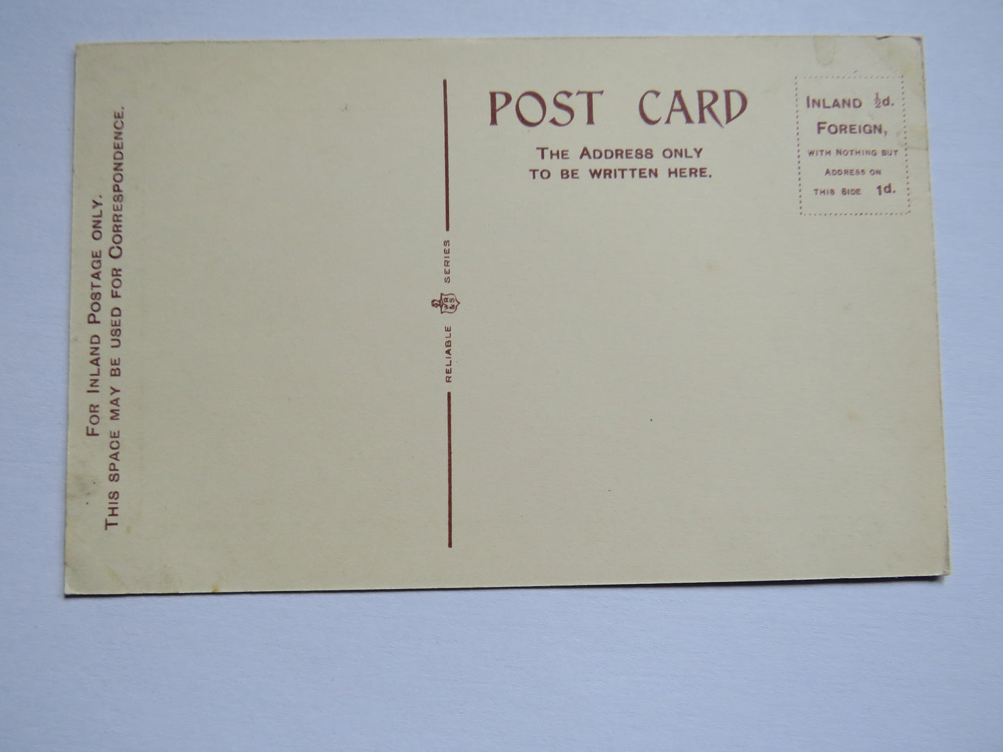 Vintage Postcard of Princess Street Looking West, Edinburgh