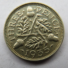 Load image into Gallery viewer, 1935 King George V Threepence Coin In High Grade - Great Britain
