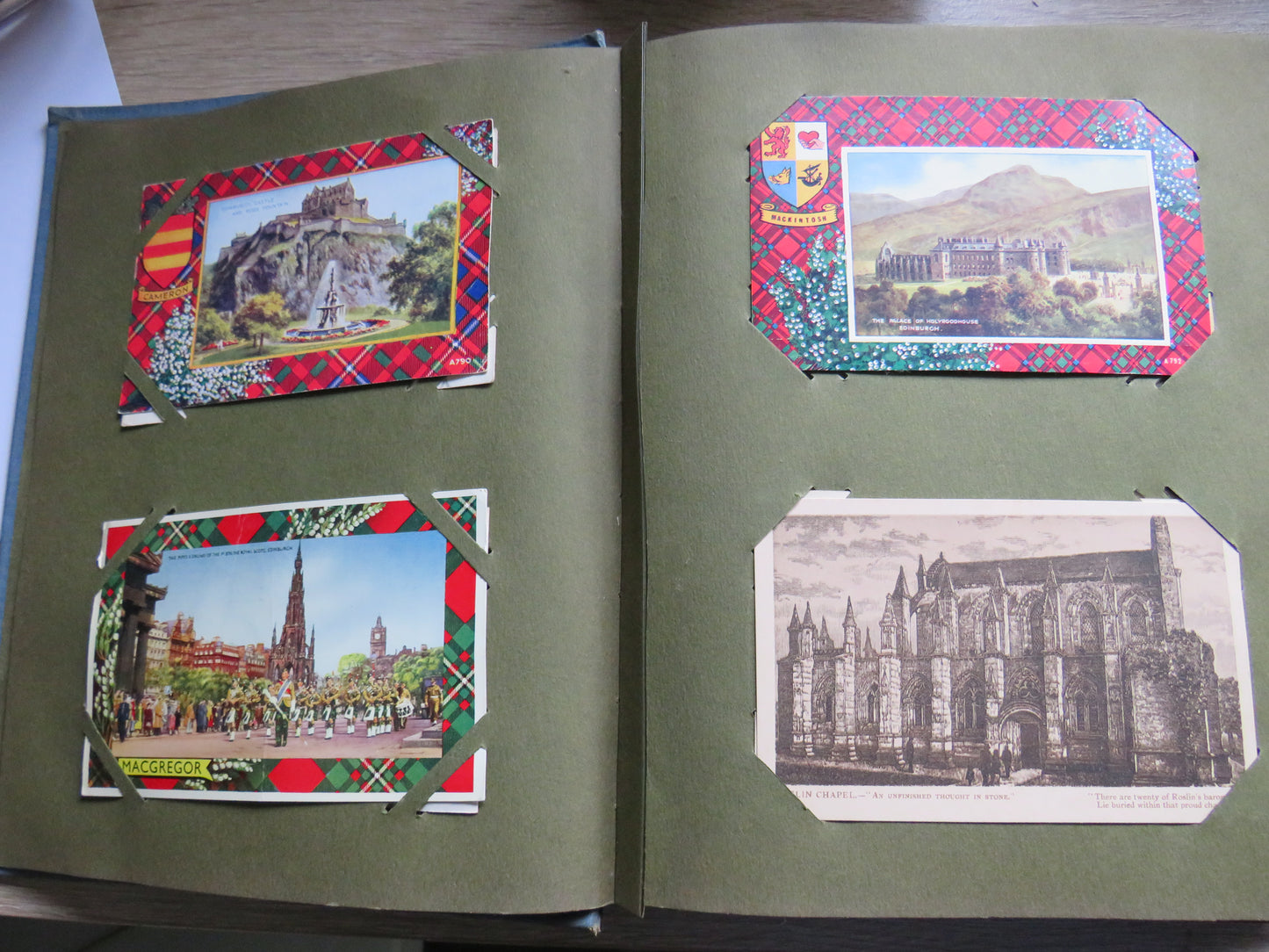 Large Collection of 150 Antique & Vintage Postcards of Edinburgh & Surrounding Areas