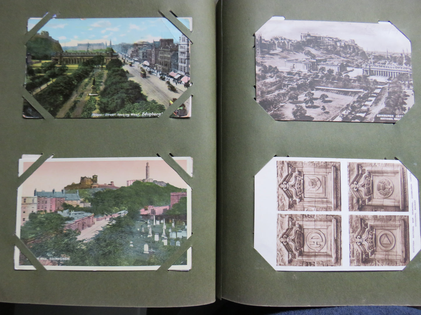 Large Collection of 150 Antique & Vintage Postcards of Edinburgh & Surrounding Areas