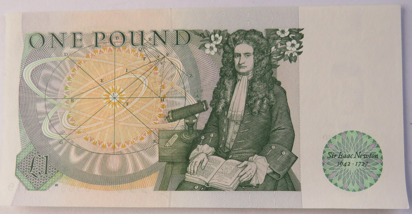 (1981) Bank of England £1 One Pound Banknote D.H.F. Somerset
