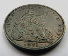 Load image into Gallery viewer, 1821 King George IV Farthing Coin In High Grade - Great Britain
