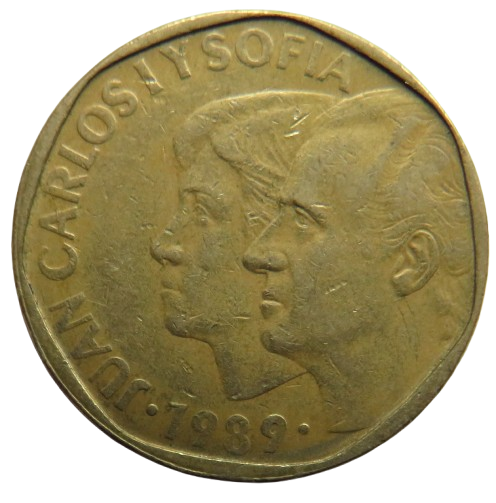 1989 Spain 500 Pesetas Coin