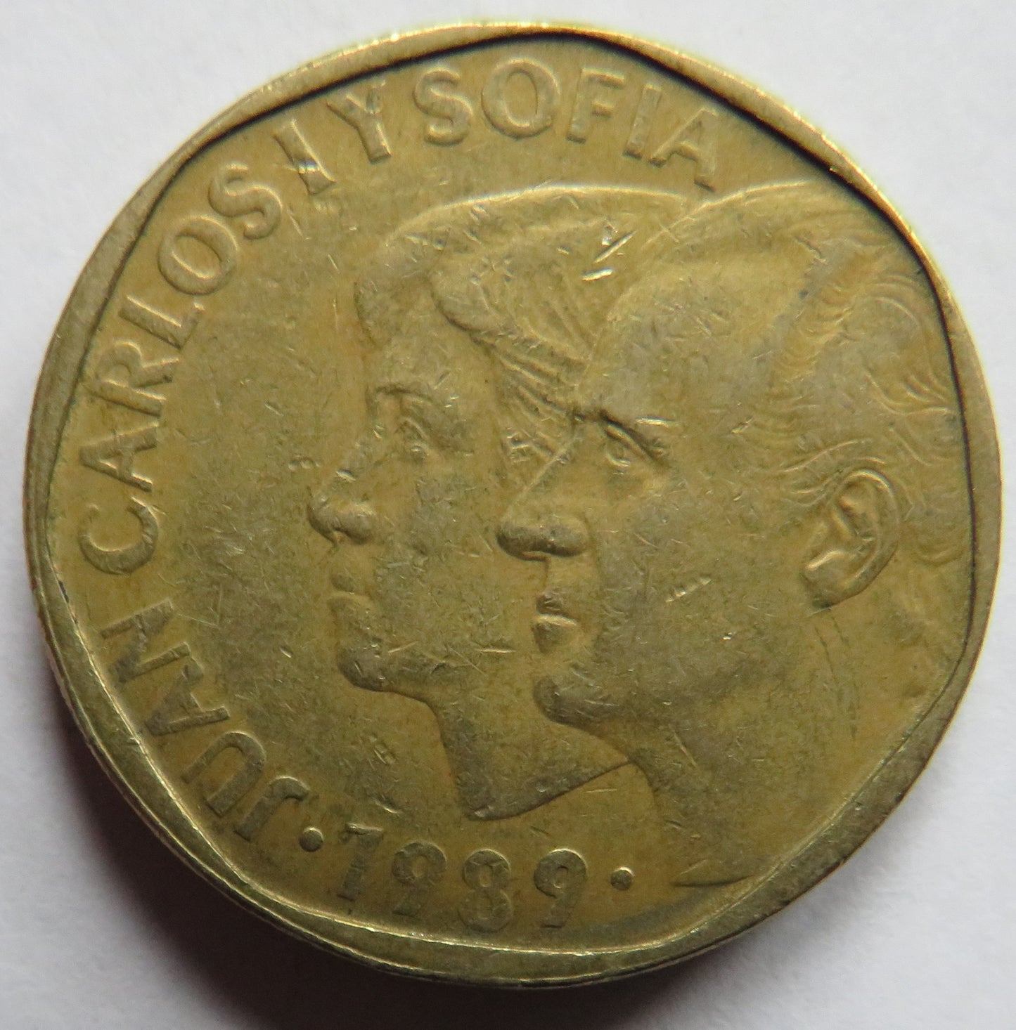 1989 Spain 500 Pesetas Coin