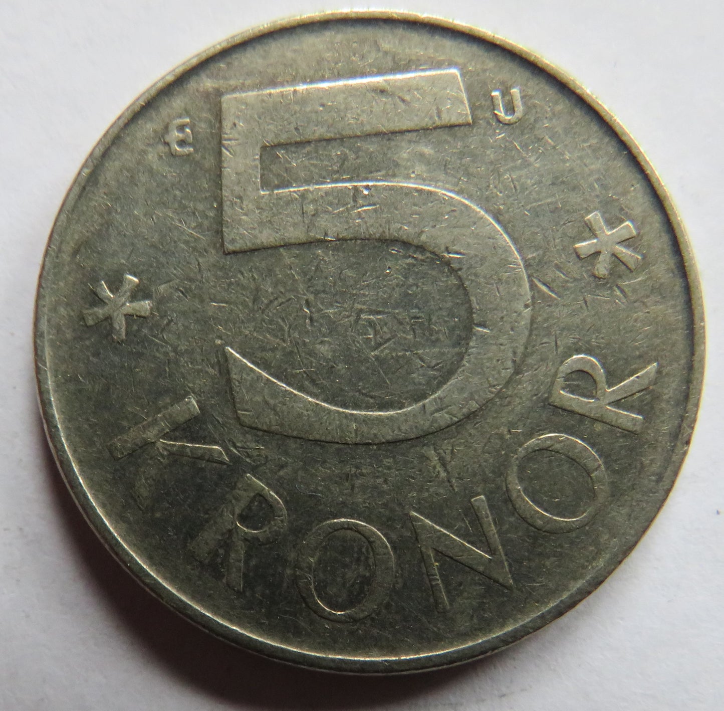 1981 Sweden 5 Kronor Coin