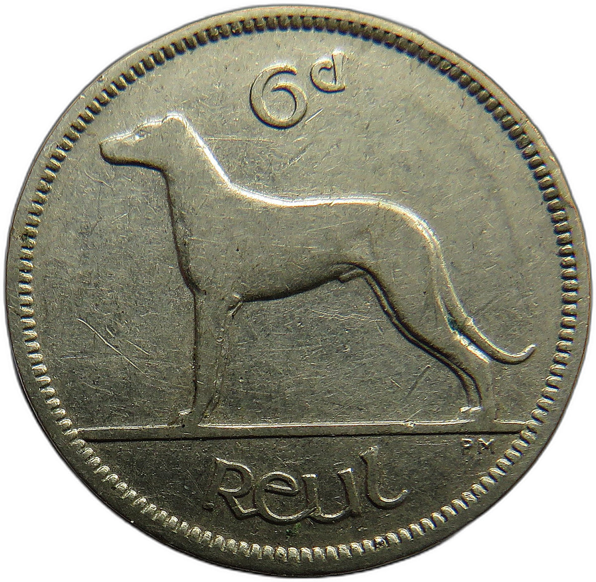 1928 Ireland Eire Sixpence 6d Coin