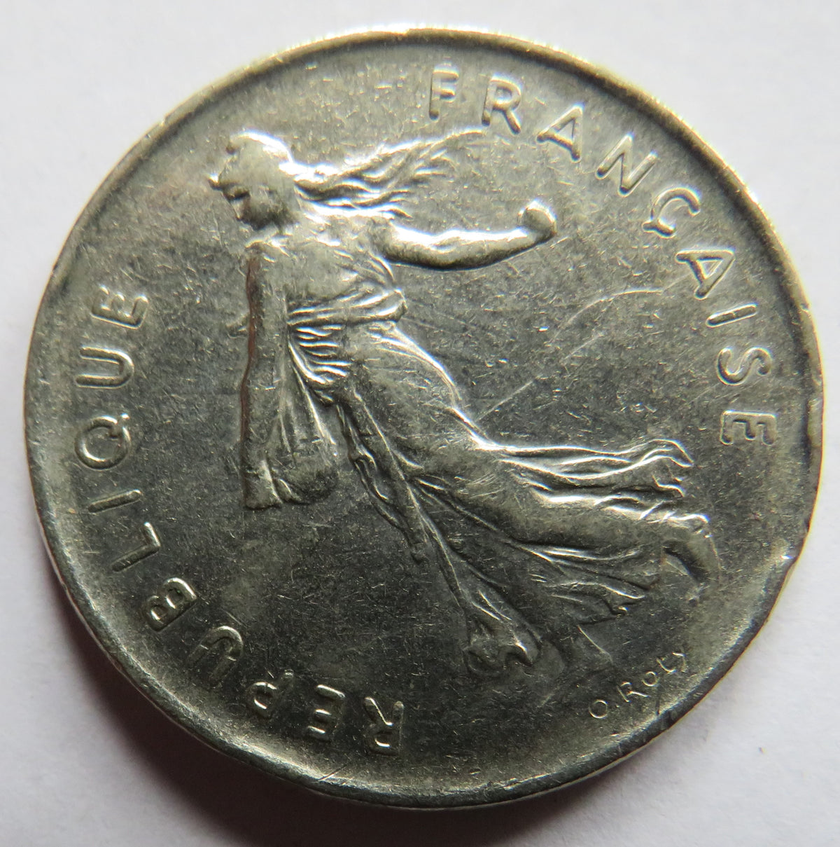 1970 France 5 Francs Coin