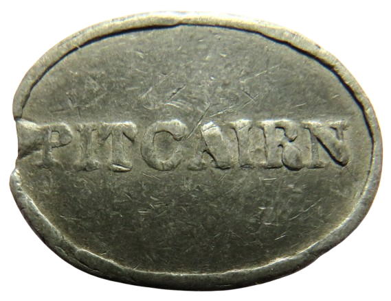 1851 Pitcairn Scottish Church Token Rev.R.Nelson