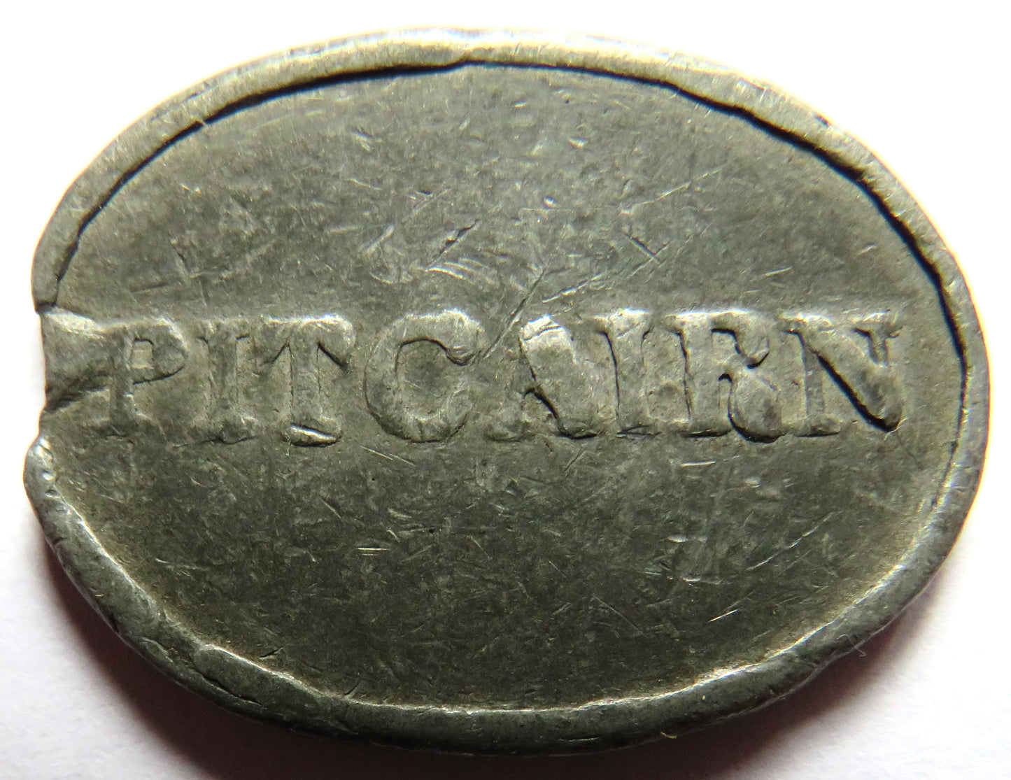 1851 Pitcairn Scottish Church Token Rev.R.Nelson