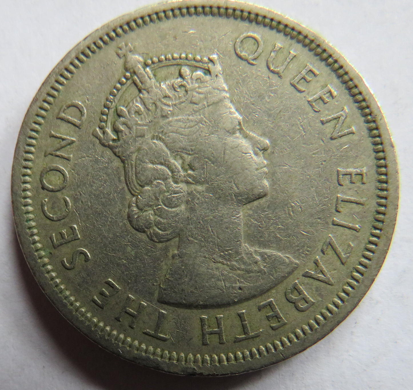 1960 Hong Kong One Dollar Coin