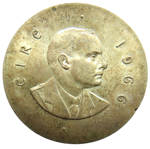1966 Ireland Silver 10 Shillings Coin