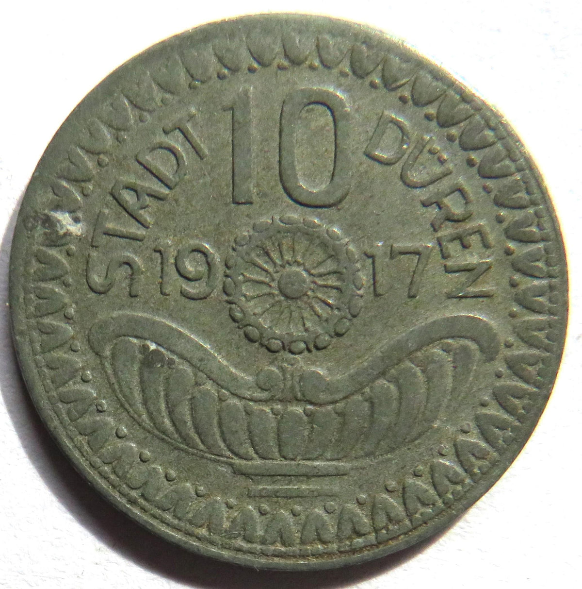 1917 Stadt Duren 10 Pfennig Coin
