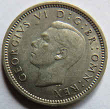 Load image into Gallery viewer, 1938 King George VI Silver Threepence Coin
