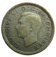 Load image into Gallery viewer, 1943 King George VI Silver Threepence Coin - Scarce Date
