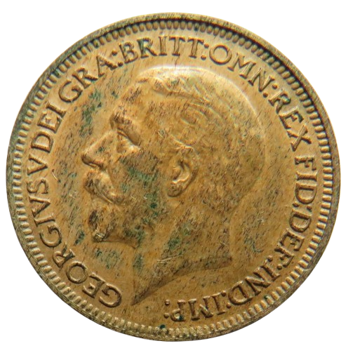 1933 King George V Farthing Coin Better Grade - Great Britain