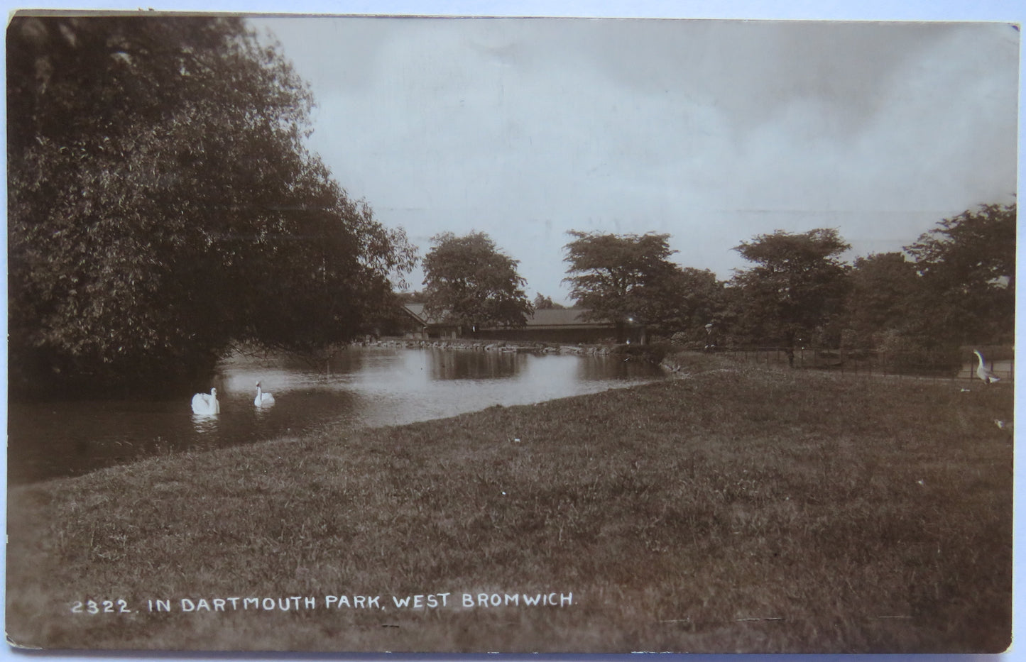 Vintage Postcard of In Dartmouth Park, West Bromwich 1913