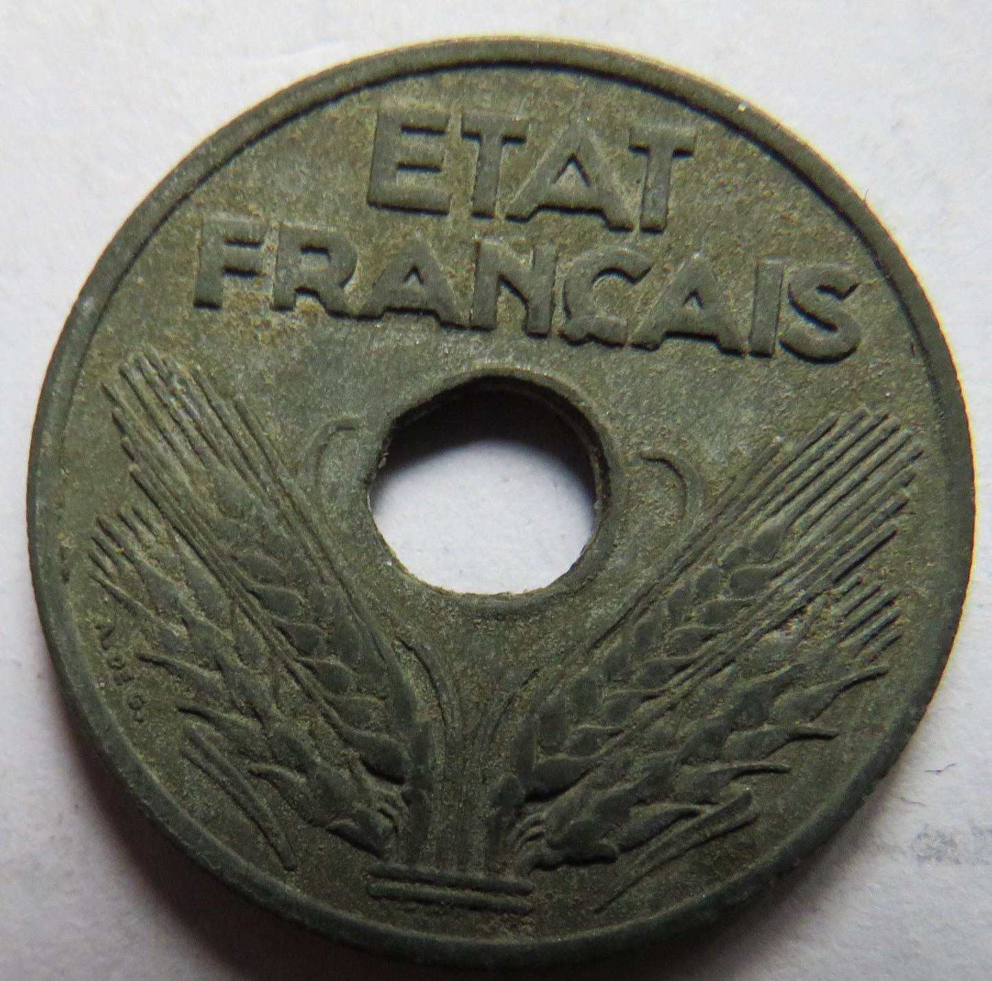 1941 France 20 Centimes Coin