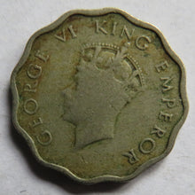 Load image into Gallery viewer, 1939 King George VI India One Anna Coin
