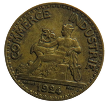 Load image into Gallery viewer, 1924 France 50 Centimes Coin
