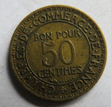 Load image into Gallery viewer, 1924 France 50 Centimes Coin
