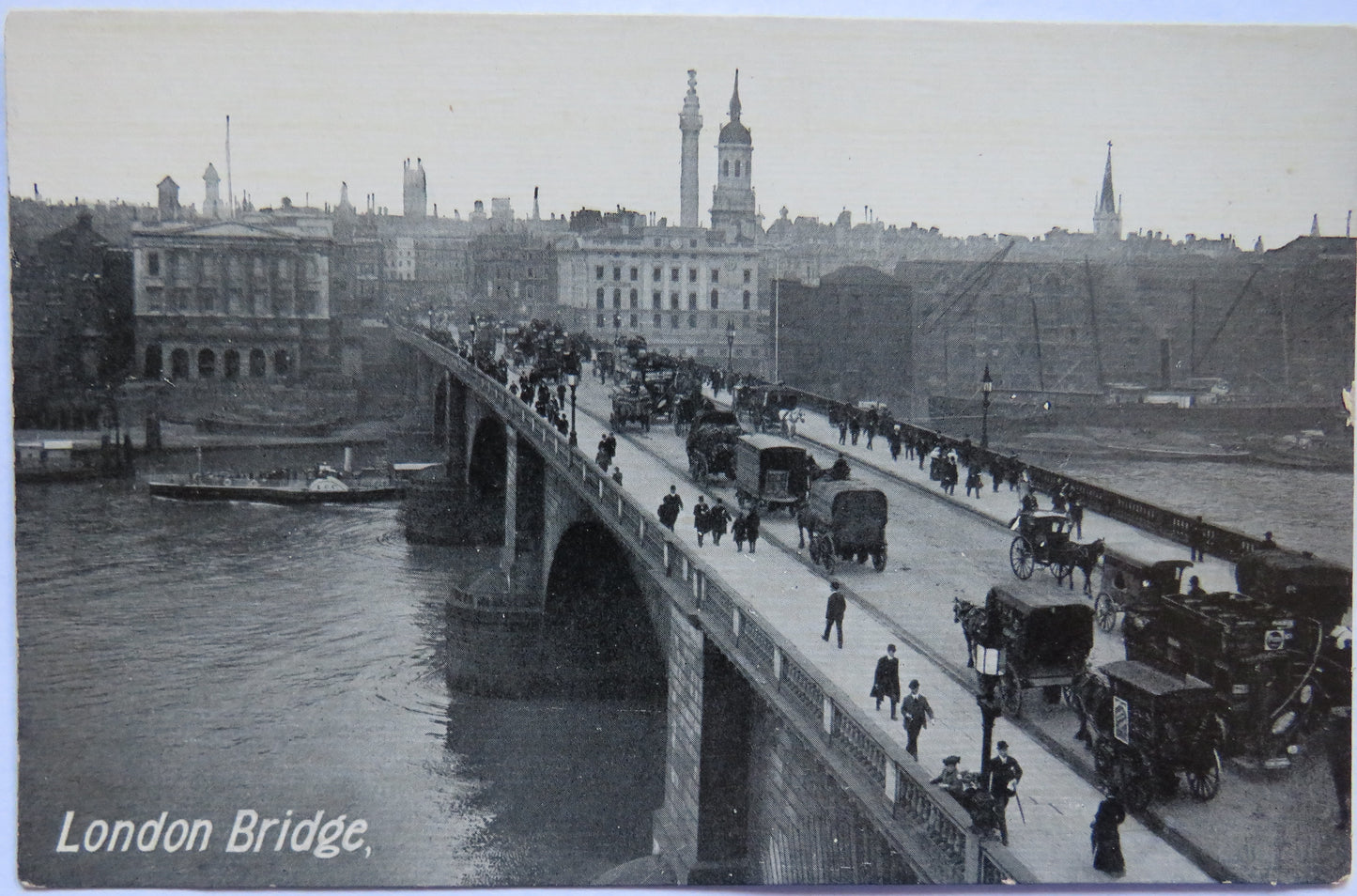 Vintage Postcard of London Bridge