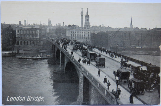 Vintage Postcard of London Bridge