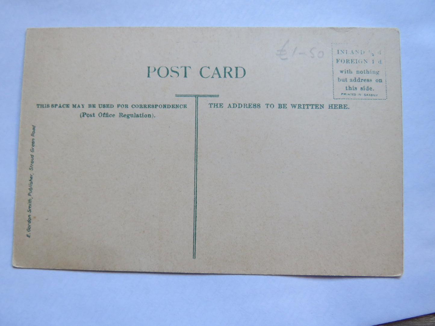 Vintage Postcard of The Victoria Embankment, London
