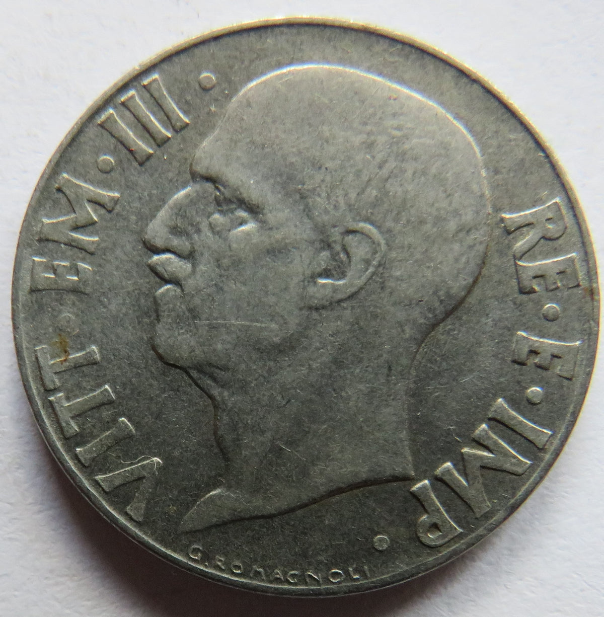 1942 Italy 20 Centesimi Coin