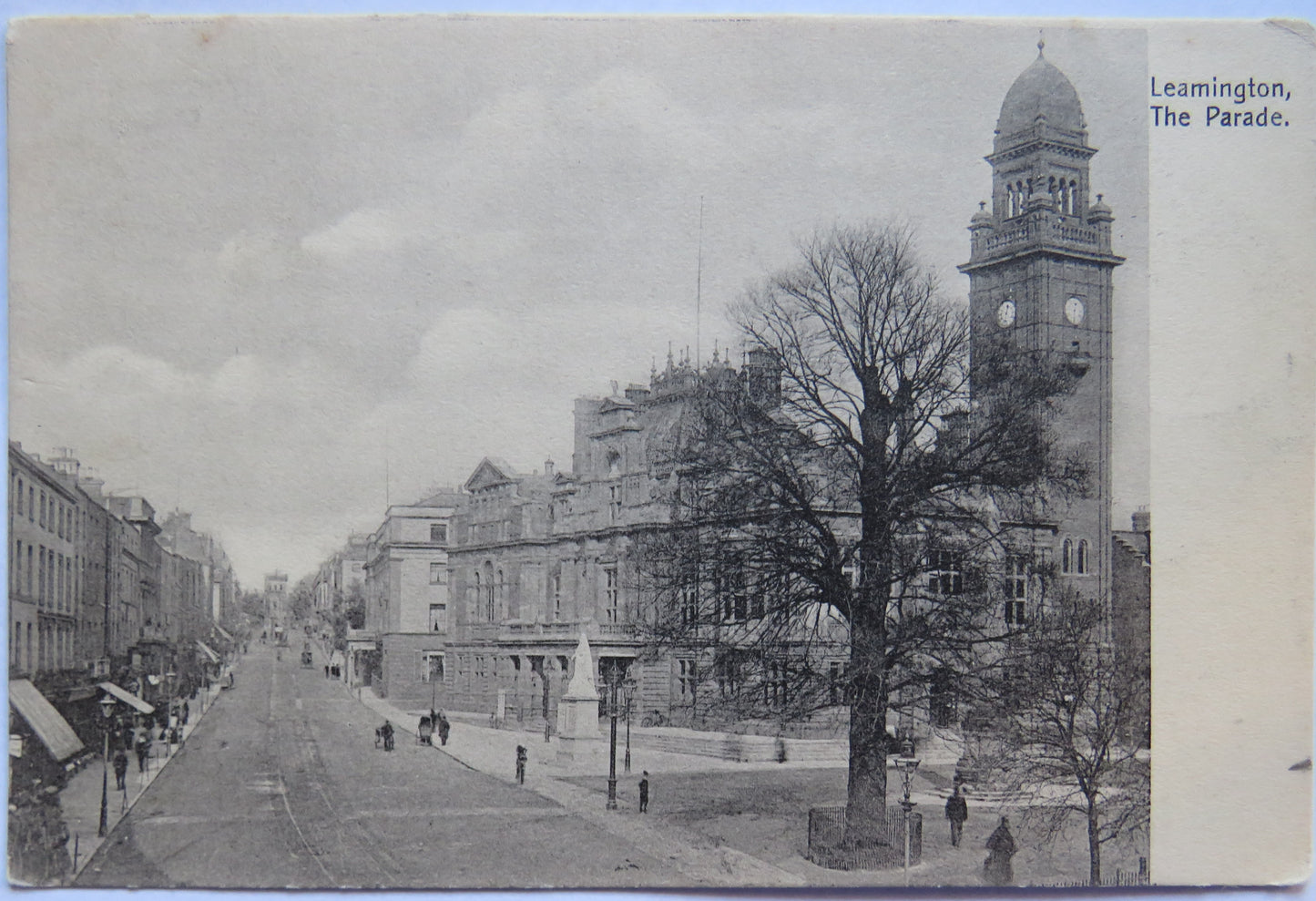 Vintage Postcard of Leamington, The Parade