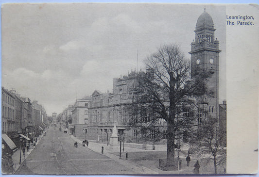 Vintage Postcard of Leamington, The Parade