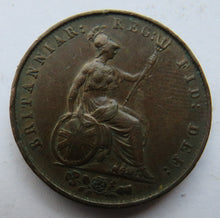 Load image into Gallery viewer, 1853 Queen Victoria Young Head Halfpenny Coin - Great Britain
