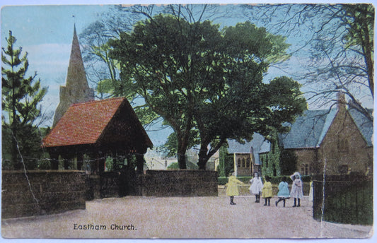 Vintage Postcard of Eastham Church