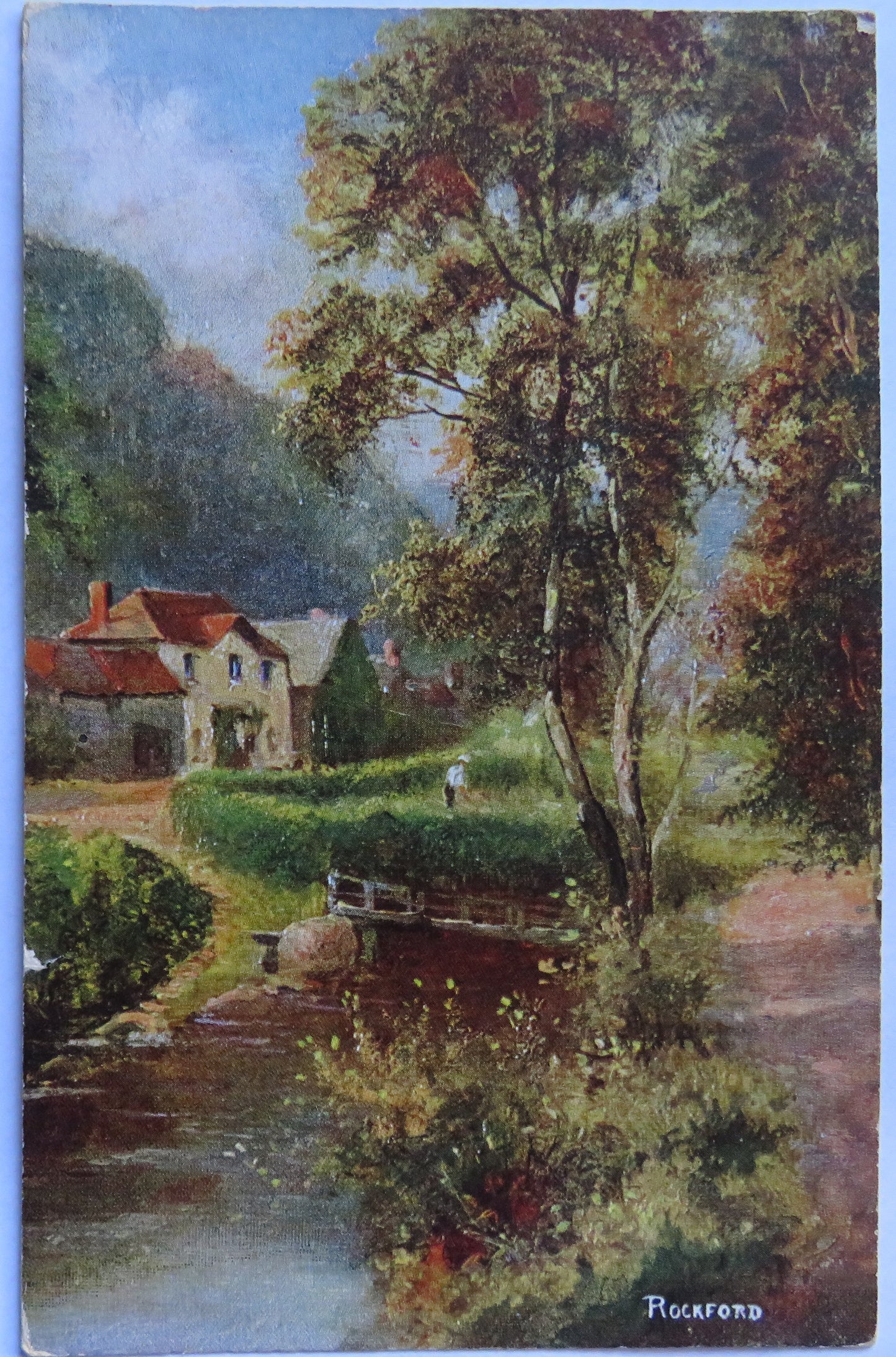 Vintage Postcard of Rockford, Painting, 1905